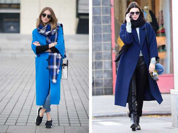 Цвет шарфа к темно синему пальто