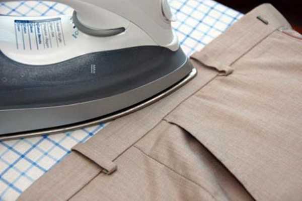 Как гладить брюки