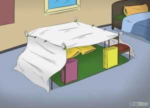 Как из подушек сделать дом