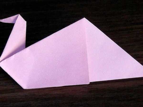 Как сделать бумажного лебедя