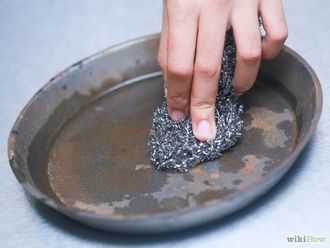 Как убрать ржавчину с чугунной сковородки