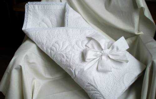 Одеяло на выписку из роддома зимой своими руками