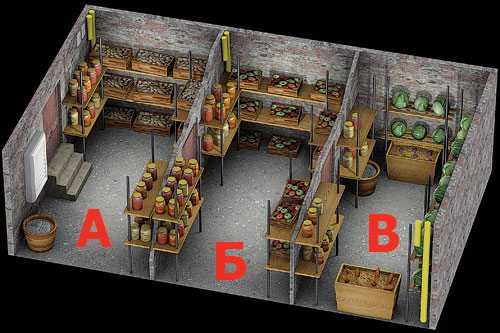 Полки в подвале своими руками