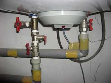 Схема подключения водонагревателя к водопроводу в квартире