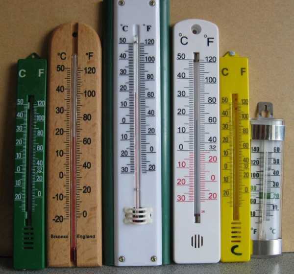Спиртовой комнатный термометр